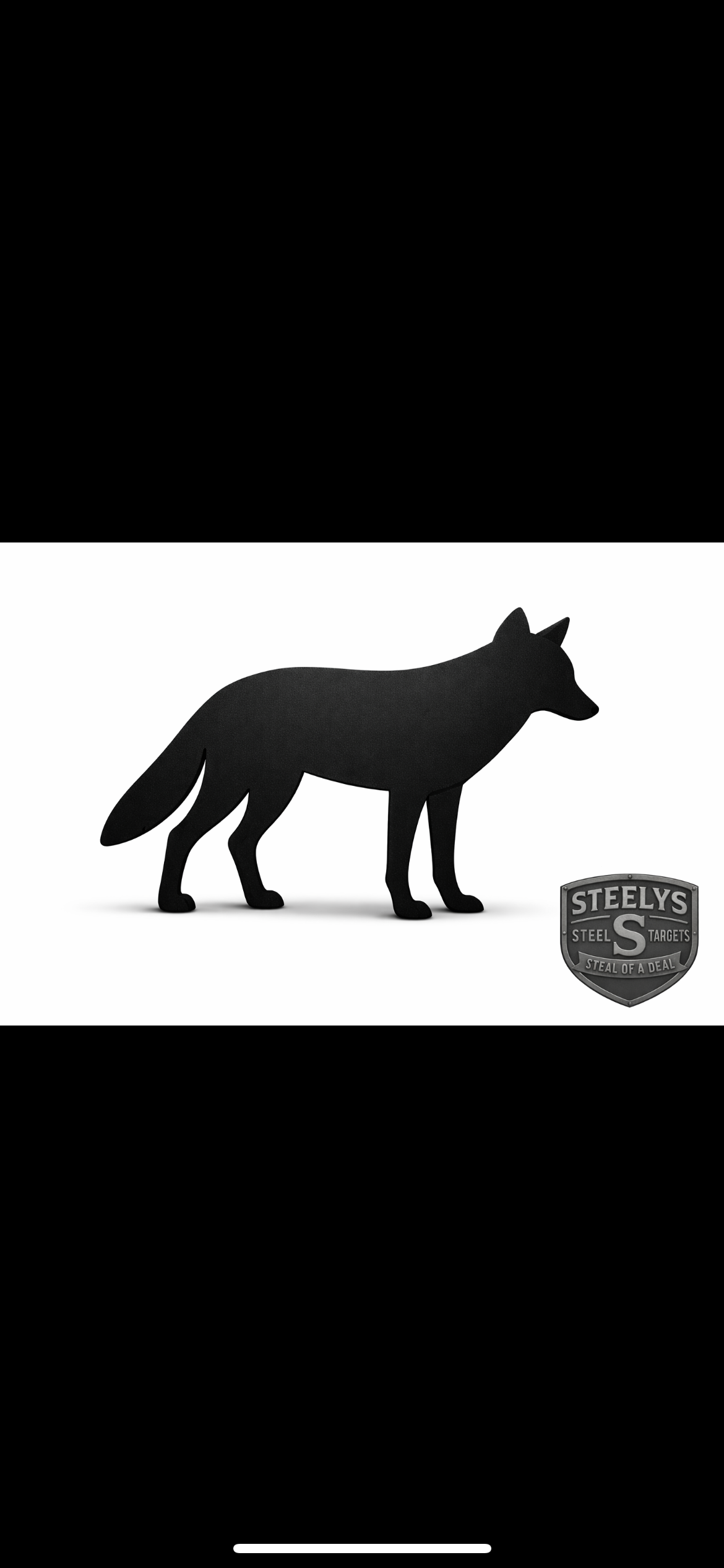 AR500 Steel Target Coyote